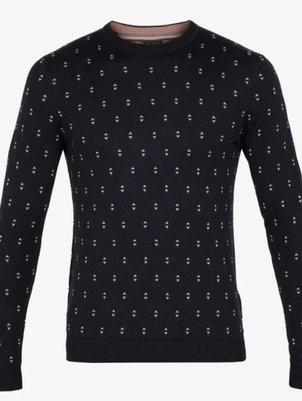 Twd Baker Talkoo Geo Wool Crew Neck Sweater Size Small
